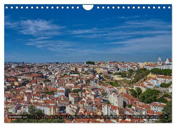 Produktbild: Portugal - Bilder dreier St&auml;dte (Wandkalender 2026 DIN A4 quer), CALVENDO Monatskalender