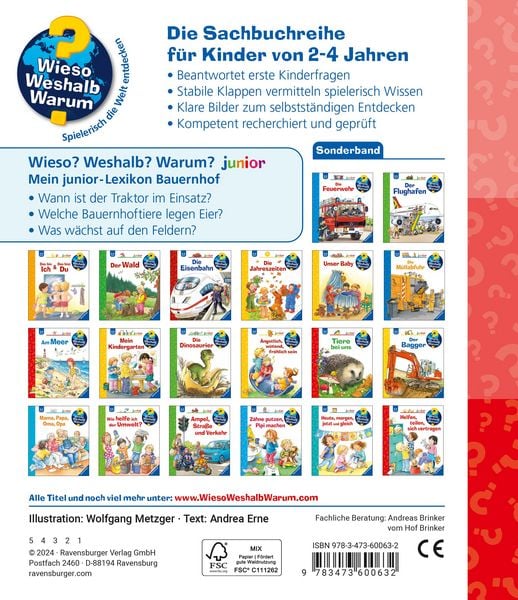 Produktbild: Wieso? Weshalb? Warum? Sonderband - Mein junior-Lexikon: Bauernhof