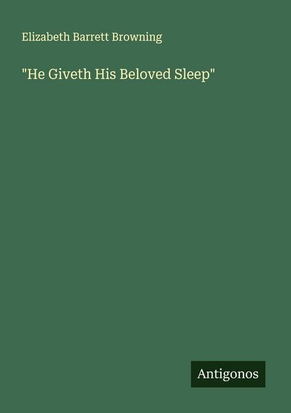 Produktbild: "He Giveth His Beloved Sleep"