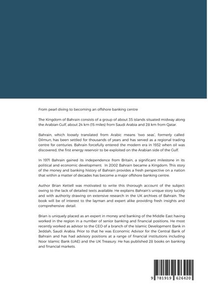 Produktbild: The Money and Banking History Of Bahrain