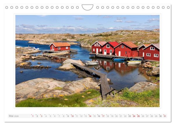 Produktbild: Bohusl&auml;n. Sm&ouml;gen - Hunnebostrand - Kungshamn (Wandkalender 2026 DIN A4 quer), CALVENDO Monatskalender