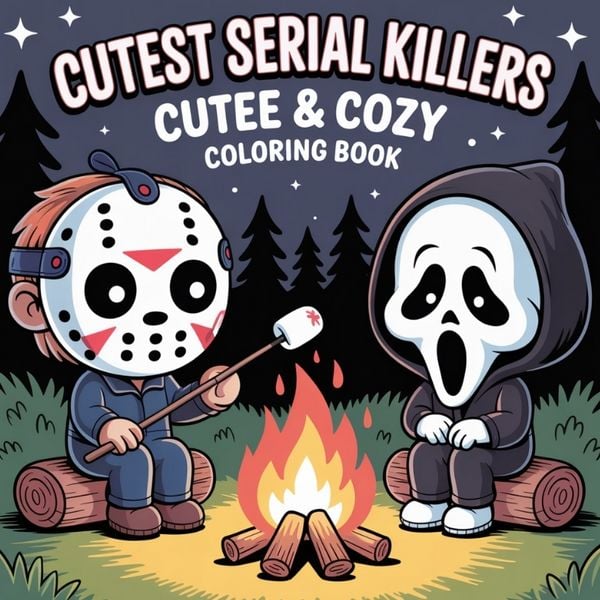 Produktbild: Halloween Cutest Serial Killers Malbuch f&uuml;r Erwachsene