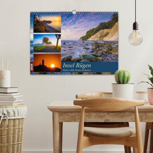Produktbild: Insel R&uuml;gen - Meine wilde Ostsee-Romanze (Wandkalender 2026 DIN A3 quer), CALVENDO Monatskalender
