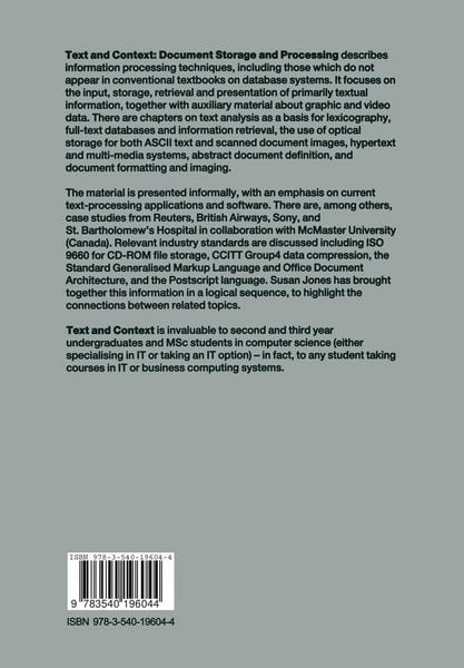 Produktbild: Text and Context