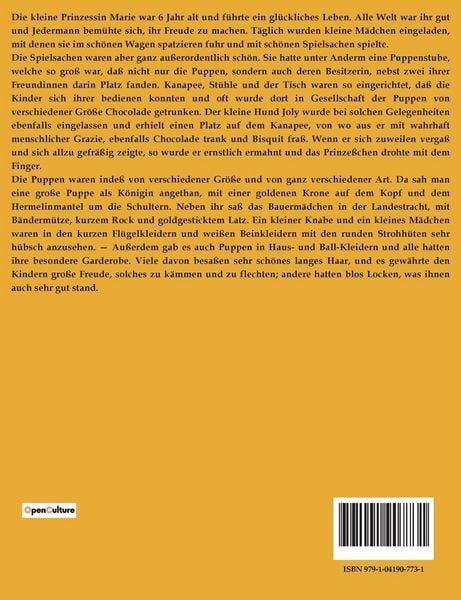 Produktbild: Leben und Schicksale des Katers Rosaurus oder die kleine Prinzessin und ihre Katze