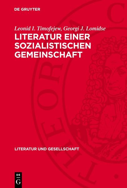 Produktbild: Literatur einer sozialistischen Gemeinschaft
