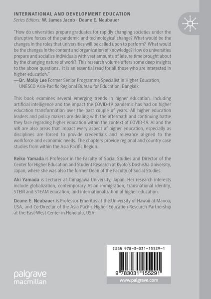 Produktbild: Transformation of Higher Education in the Age of Society 5.0