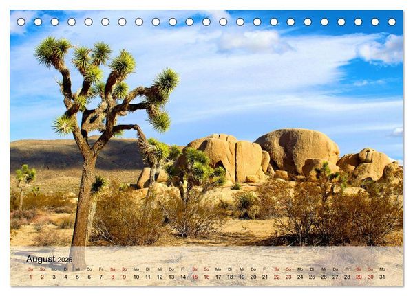 Produktbild: Magische Farbspiele der W&uuml;ste (Tischkalender 2026 DIN A5 quer), CALVENDO Monatskalender