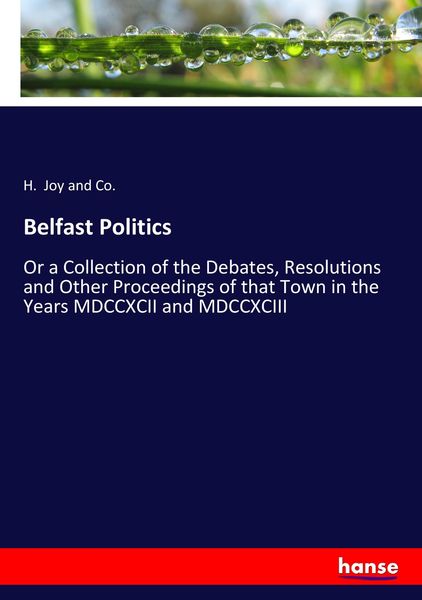 Produktbild: Belfast Politics