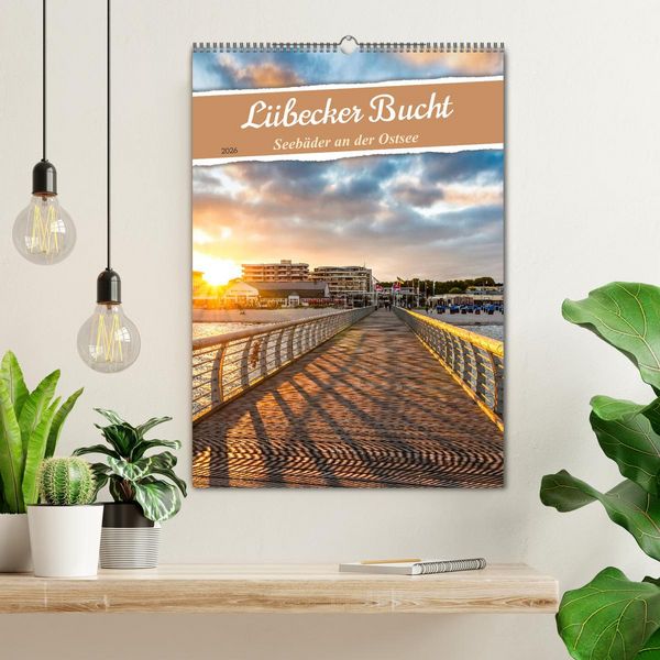 Produktbild: L&uuml;becker Bucht Seeb&auml;der an der Ostsee (Wandkalender 2026 DIN A2 hoch), CALVENDO Monatskalender