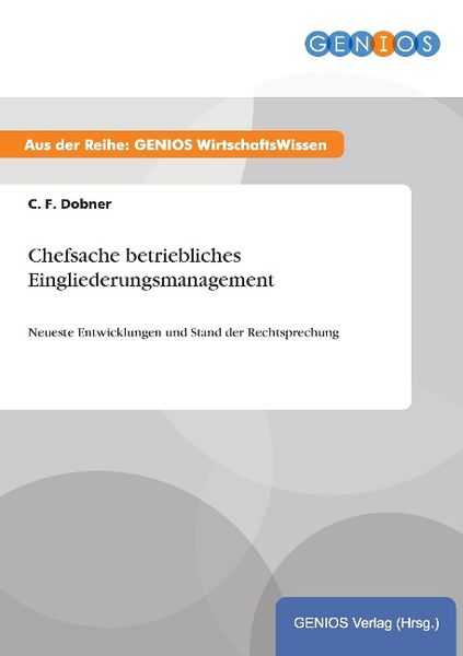 Produktbild: Chefsache betriebliches Eingliederungsmanagement