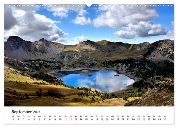 Produktbild: Franz&ouml;sische Alpen - Route des Grandes Alpes (Wandkalender 2027 DIN A2 quer), CALVENDO Monatskalender