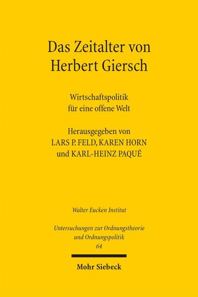 Produktbild: Das Zeitalter von Herbert Giersch