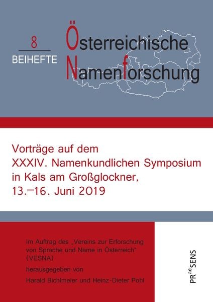 Produktbild: Vortr&auml;ge auf dem XXXIV. Namenkundlichen Symposium in Kals am Gro&szlig;glockner, 13.&ndash;16. Juni 2019