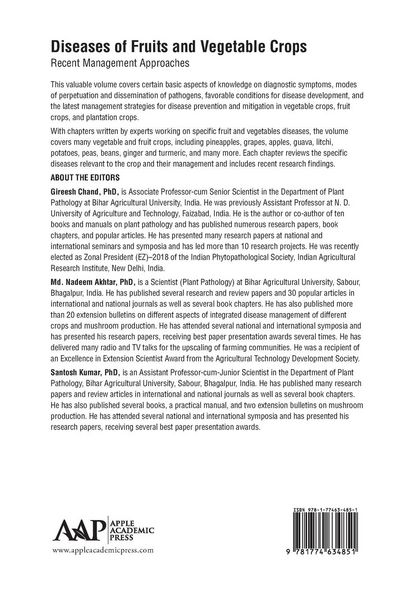 Produktbild: Diseases of Fruits and Vegetable Crops