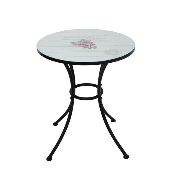 HTI-Living Gartentisch Celia 'Bienvenue' Metall Gartentisch Celia 'Bienvenue' Metall