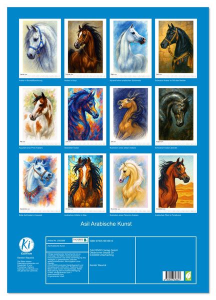 Produktbild: Asil Arabische Kunst (Wandkalender 2026 DIN A2 hoch), CALVENDO Monatskalender
