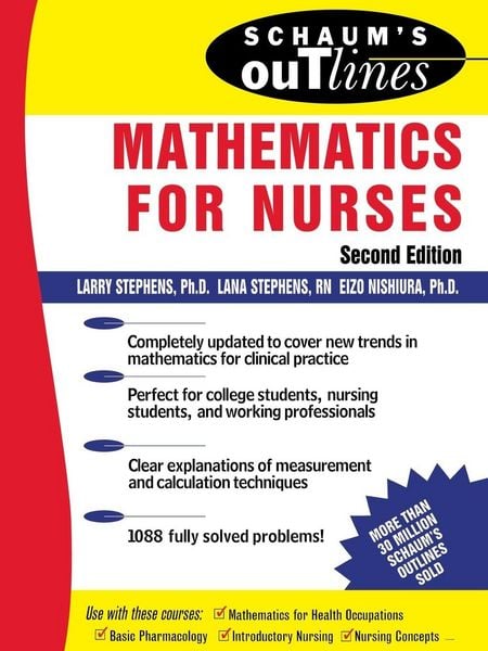 Produktbild: Schaum's Outline of Mathematics for Nurses