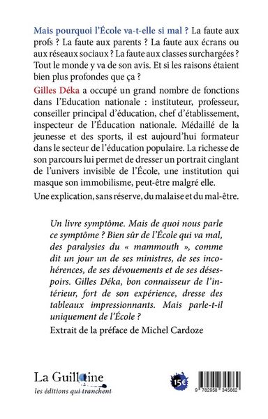 Produktbild: Pourquoi lecole va t elle si mal