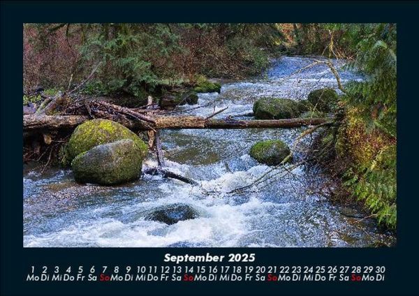Produktbild: Landschaftskalender 2025 Fotokalender DIN A5