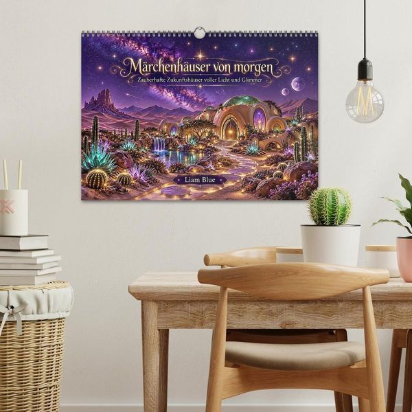 Produktbild: M&auml;rchenh&auml;user von morgen (Wandkalender 2027 DIN A3 quer), CALVENDO Monatskalender