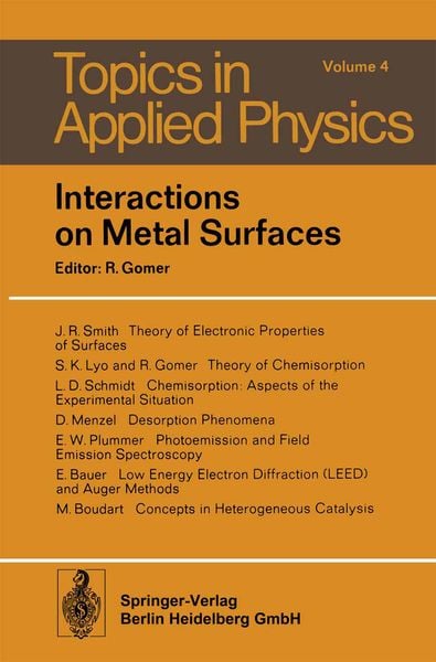 Produktbild: Interactions on Metal Surfaces