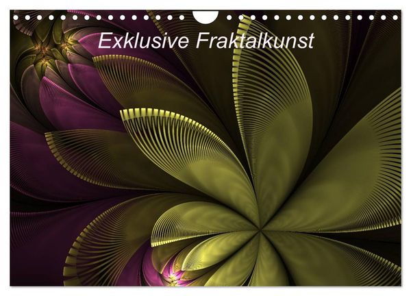 Produktbild: Exklusive Fraktalkunst / AT-Version (Wandkalender 2026 DIN A4 quer), CALVENDO Monatskalender