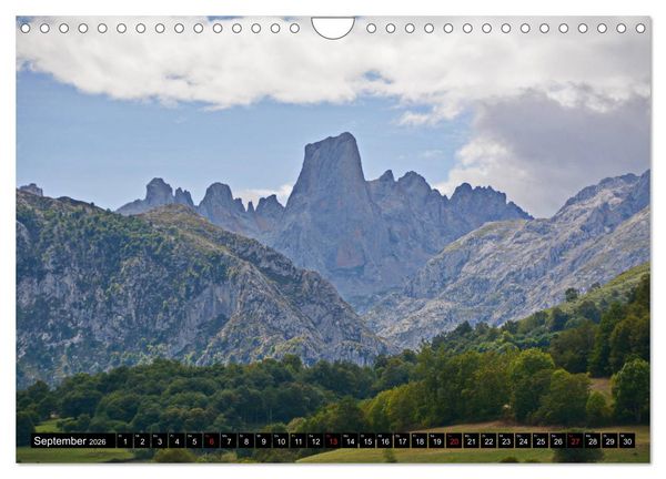 Produktbild: Spaniens wilder Norden (Wandkalender 2026 DIN A4 quer), CALVENDO Monatskalender