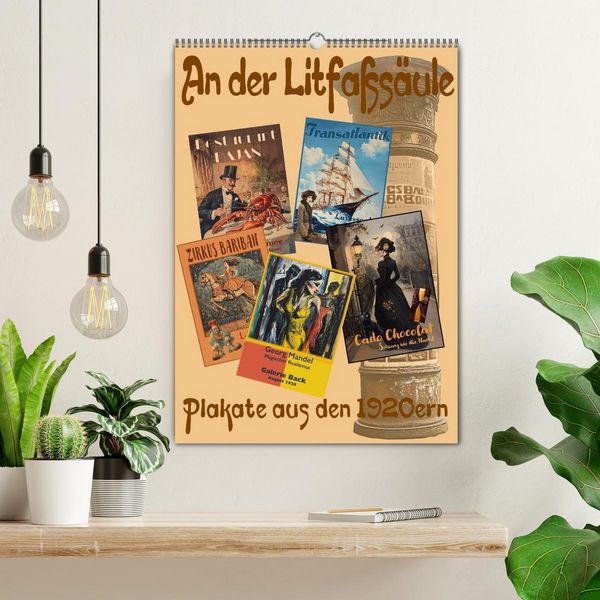 Produktbild: An der Litfa&szlig;s&auml;ule (Wandkalender 2026 DIN A2 hoch), CALVENDO Monatskalender