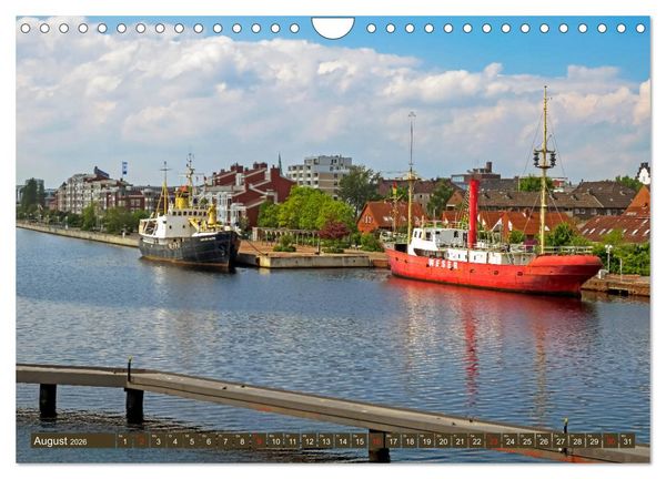 Produktbild: Wilhelmshaven, maritime Bilderreise (Wandkalender 2026 DIN A4 quer), CALVENDO Monatskalender