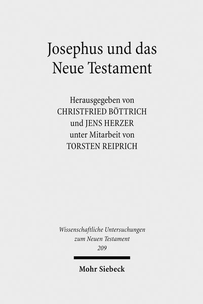 Produktbild: Josephus und das Neue Testament