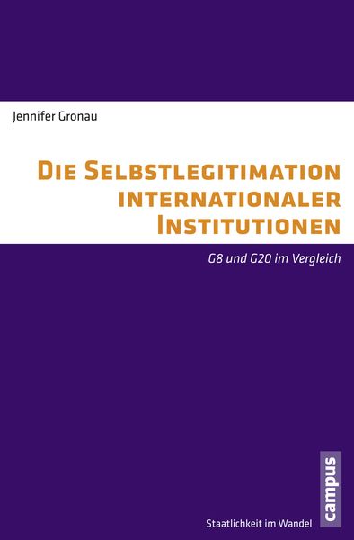 Produktbild: Die Selbstlegitimation internationaler Institutionen