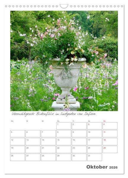 Produktbild: G&auml;rten in Schweden (Wandkalender 2026 DIN A3 hoch), CALVENDO Monatskalender