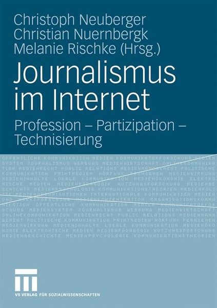 Produktbild: Journalismus im Internet