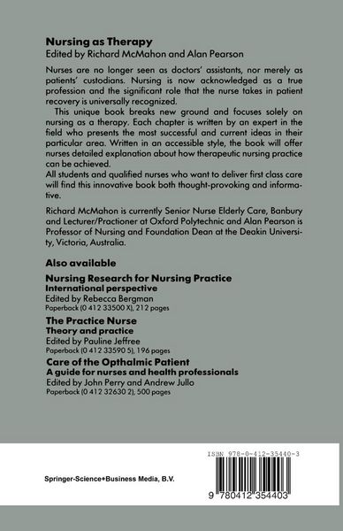 Produktbild: Nursing as Therapy