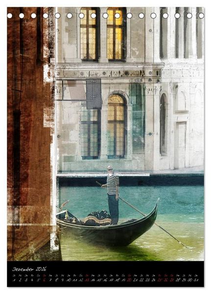 Produktbild: Venezia 2026 Stadt der Tr&auml;ume (Tischkalender 2026 DIN A5 hoch), CALVENDO Monatskalender