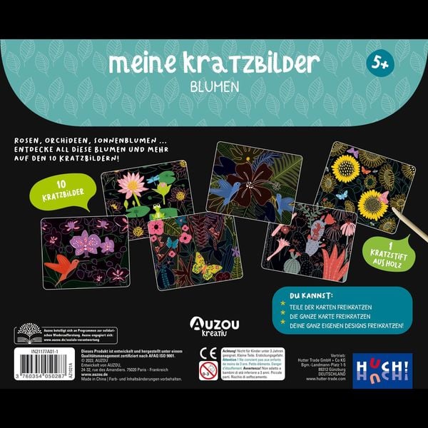 Produktbild: Auzou Meine Kratzbilder - Blumen