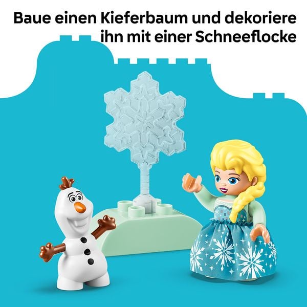 Produktbild: LEGO DUPLO | Disney 10462 Frozen Kreativbox mit Elsa und Olaf, Bauset mit 37 Bausteinen