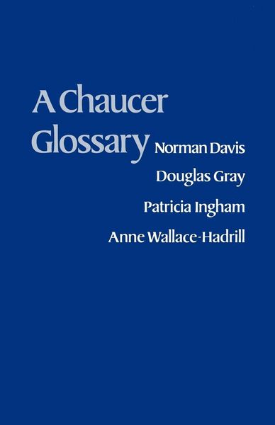 Produktbild: A Chaucer Glossary