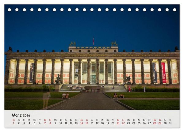 Produktbild: Berlin - Zwischen Alexanderplatz und Brandenburger Tor (Tischkalender 2026 DIN A5 quer), CALVENDO Monatskalender