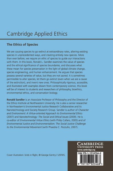 Produktbild: The Ethics of Species