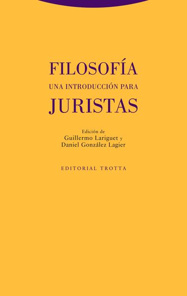 Produktbild: Filosof&iacute;a. Una introducci&oacute;n para juristas