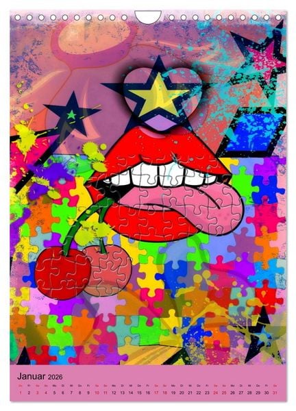 Produktbild: Puzzleteile (Wandkalender 2026 DIN A4 hoch), CALVENDO Monatskalender