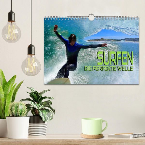 Produktbild: Surfen - die perfekte Welle (Wandkalender 2026 DIN A4 quer), CALVENDO Monatskalender