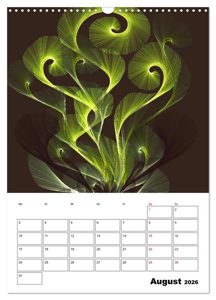 Produktbild: Zauberhaftes Textildesign (Wandkalender 2026 DIN A3 hoch), CALVENDO Monatskalender