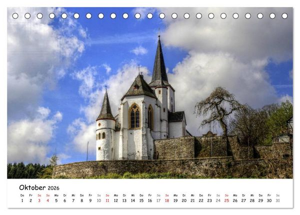Produktbild: Die sch&ouml;nsten Orte der Eifel - Reifferscheid (Tischkalender 2026 DIN A5 quer), CALVENDO Monatskalender