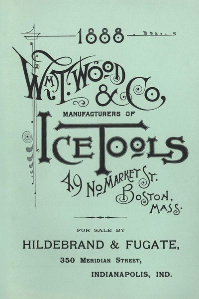 Produktbild: Wm. T. Wood & Co. Ice Tools 1888