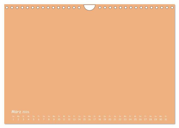 Produktbild: Regenbogen Kinder Bastelkalender - Zum Selbstgestalten - DIY Kreativ-Kalender (Wandkalender 2026 DIN A4 quer), CALVENDO Monatskalender