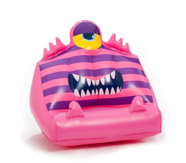 Produktbild: Bookmonster Air Pink - Garlie - Aufblasbares Lesekissen für Bücher und Tablets - Buchständer - Tablethalter - Lesehillfe