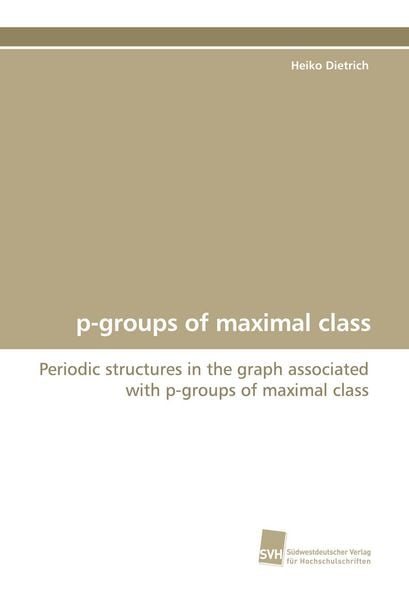 Produktbild: P-groups of maximal class